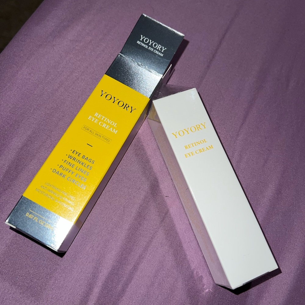 Retinol Eye Cream - Yellow and White